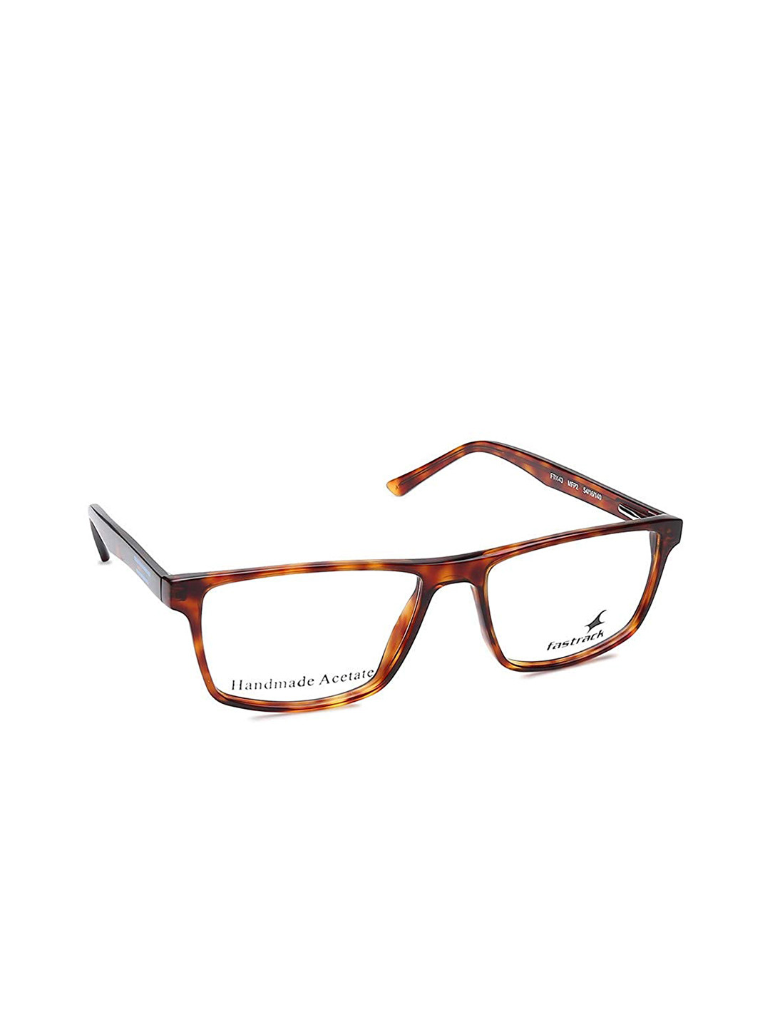 Fastrack Unisex Brown & Tan Abstract Full Rim Square Frames