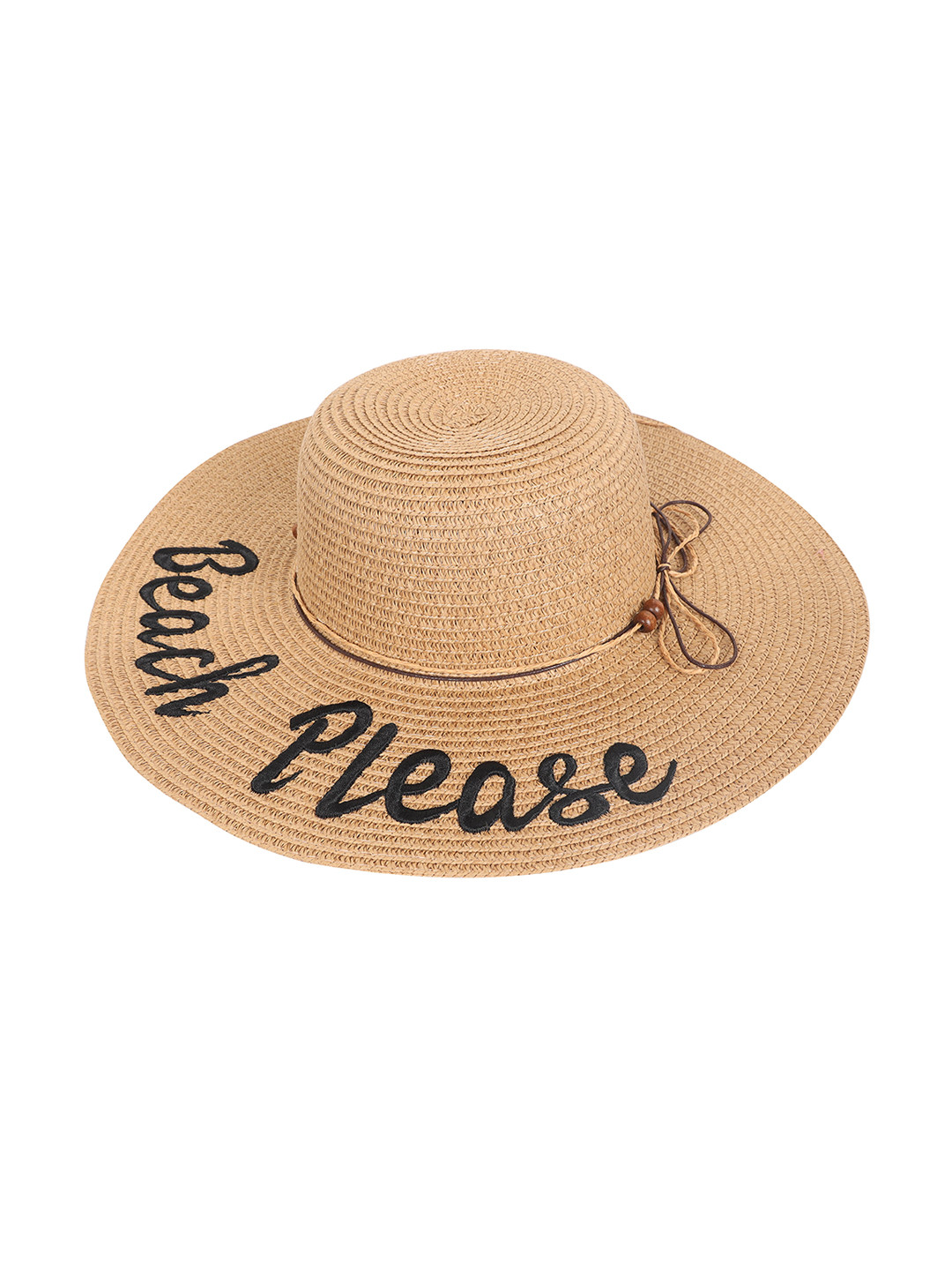 FabSeasons Women Brown & Black Printed Sun Hat