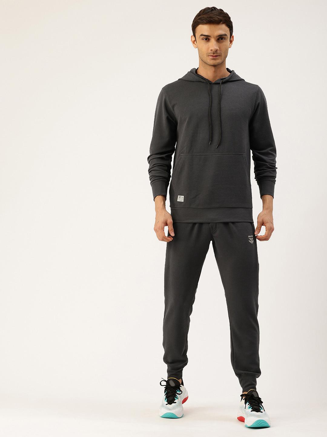 Sports52 wear Men Self Design Textured Training Tracksuits