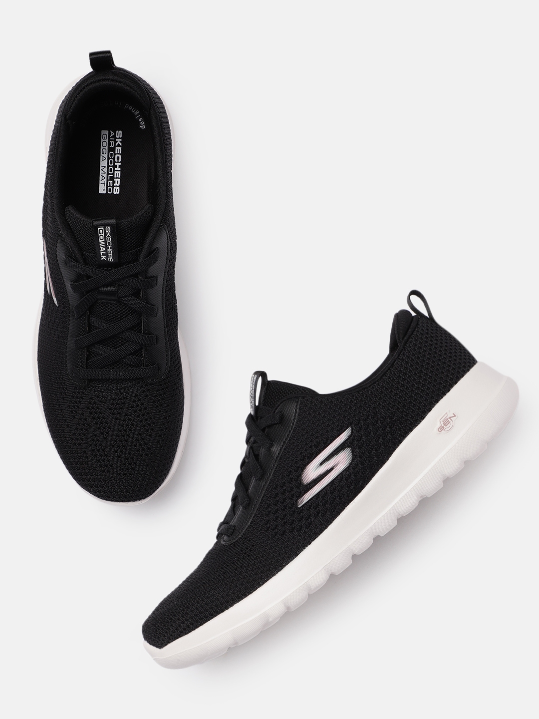 Black skechers shoes womens 2025