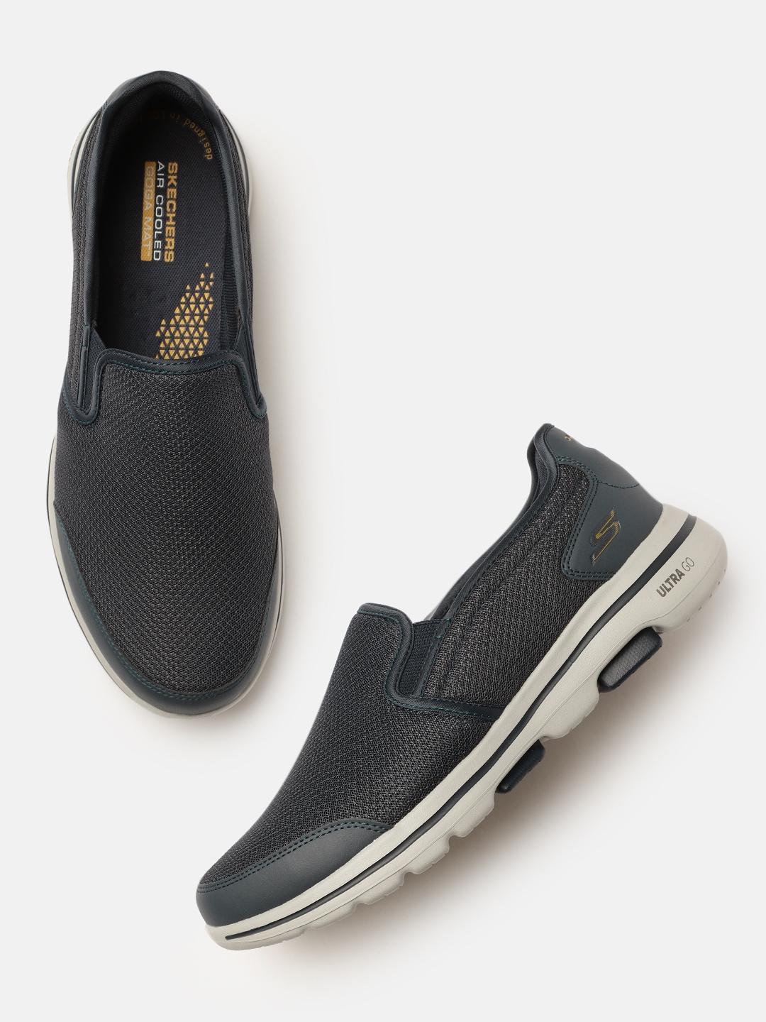Buy Skechers Men Navy Blue Go Walk 5 Delco Walking Shoes Sports Shoes for Men 18906286 Myntra
