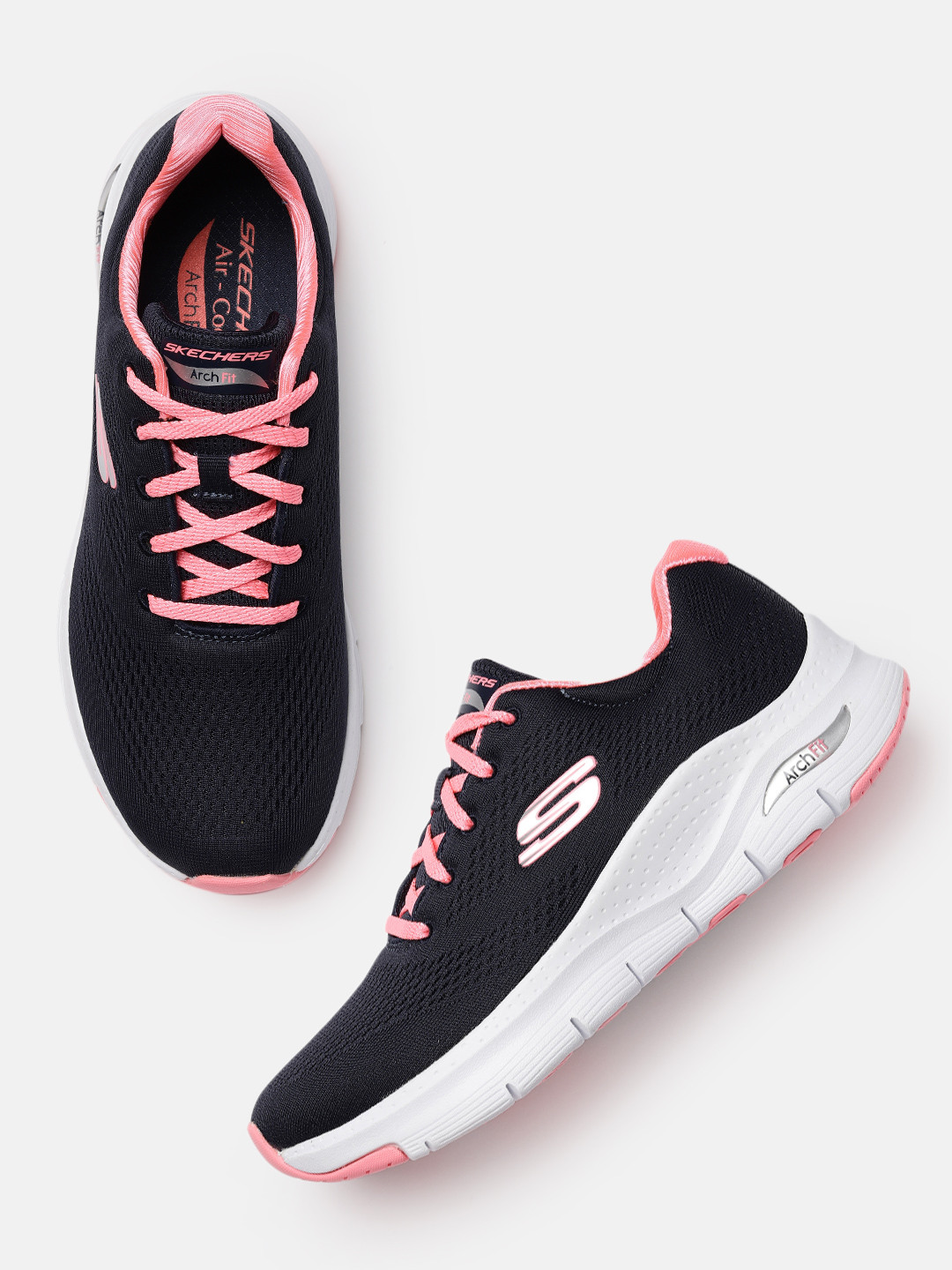 Skechers Women Navy Blue ARCH FIT - BIG APPEAL Sneakers