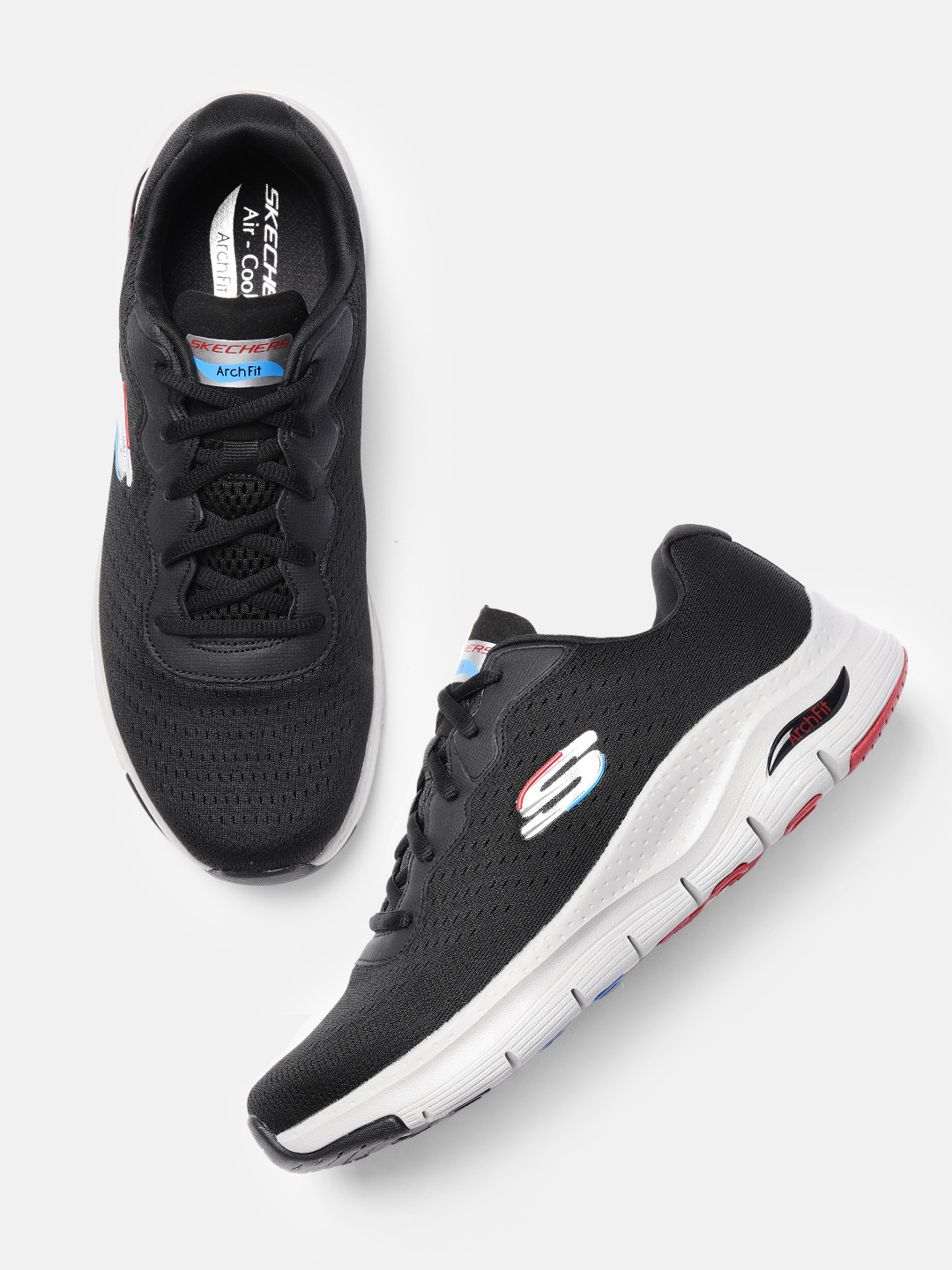 Skechers Men Black Arch Fit - Infinity Cool Sneakers