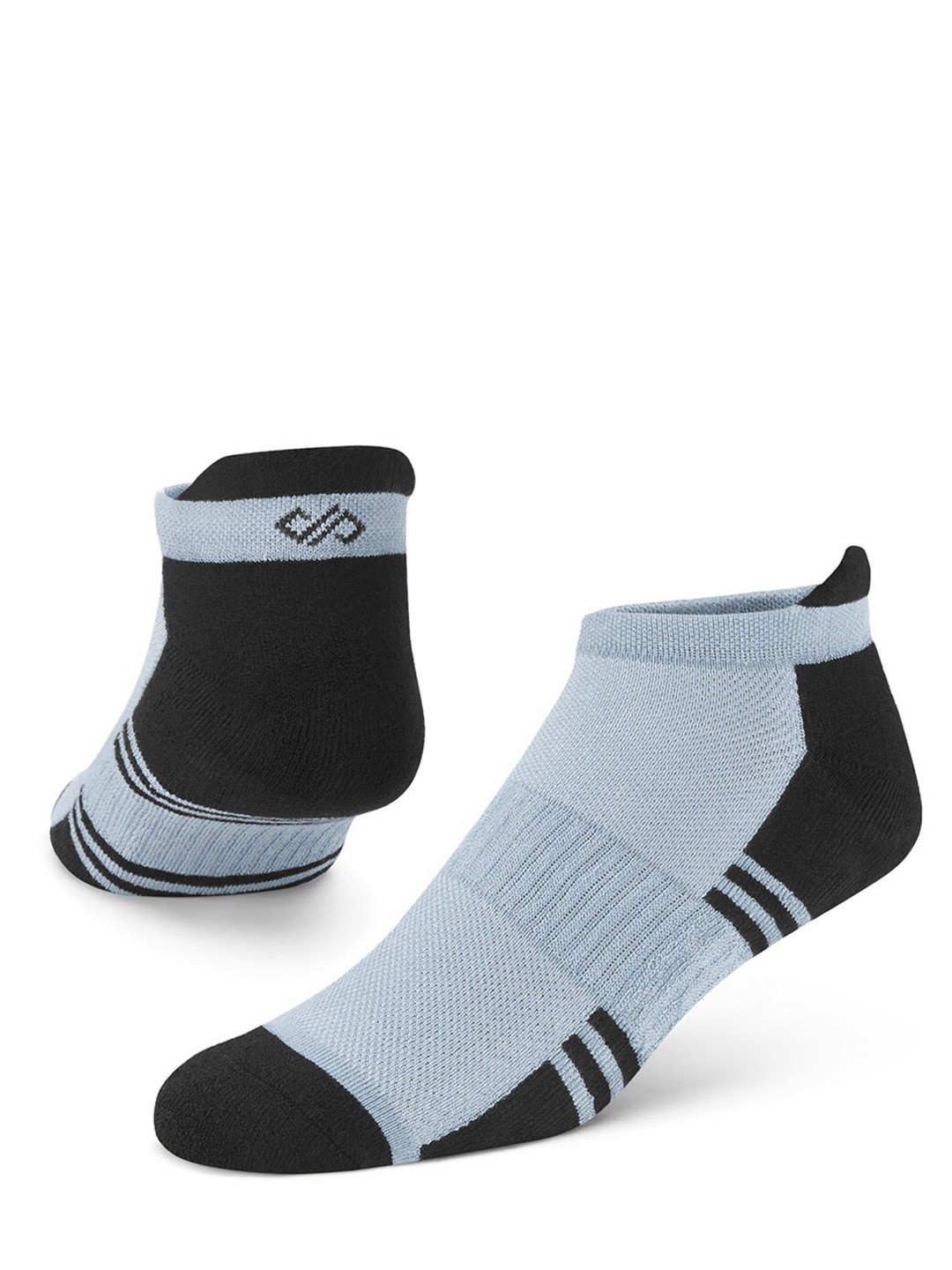 Dynamocks Women Pack Of 3 Grey & Black Colorblocked Bamboo Socks