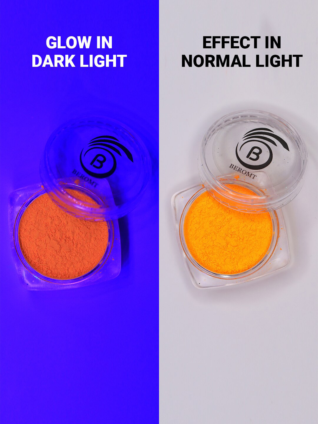 BEROMT Orange Holographic Fashion Pigment - 203 HOLO SKY 2 grams