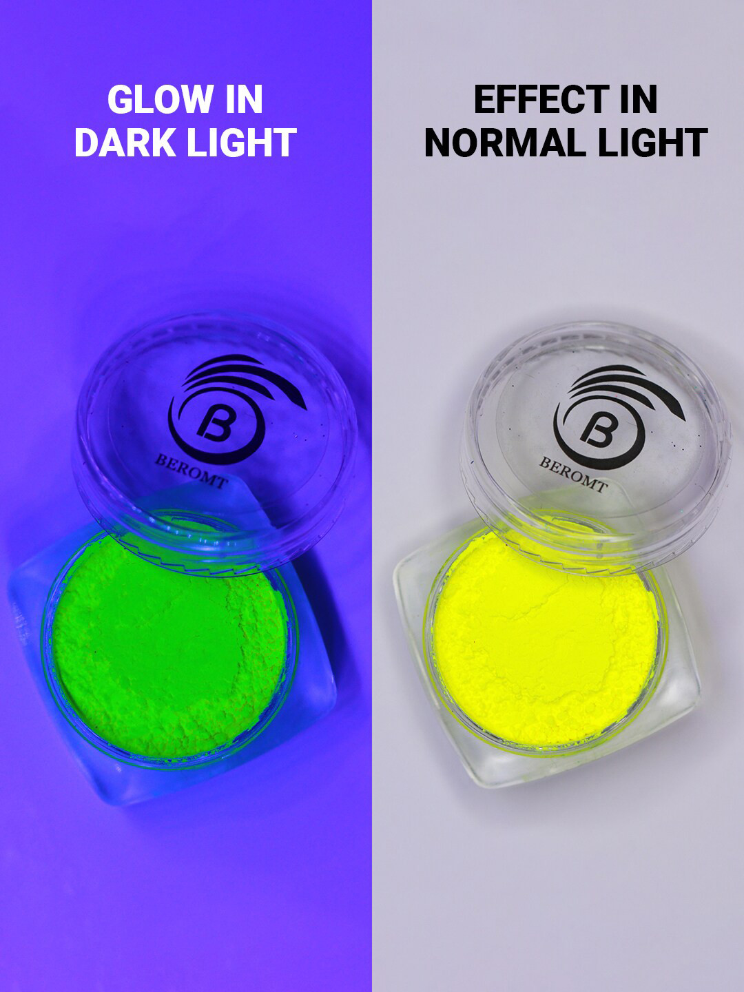 BEROMT Holographic fashion pigment nail polish 529 FAIRY LIGHTS 2 gm