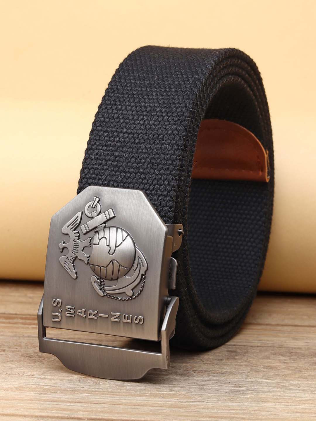 ZORO Men Canvas Black Canvas Belt