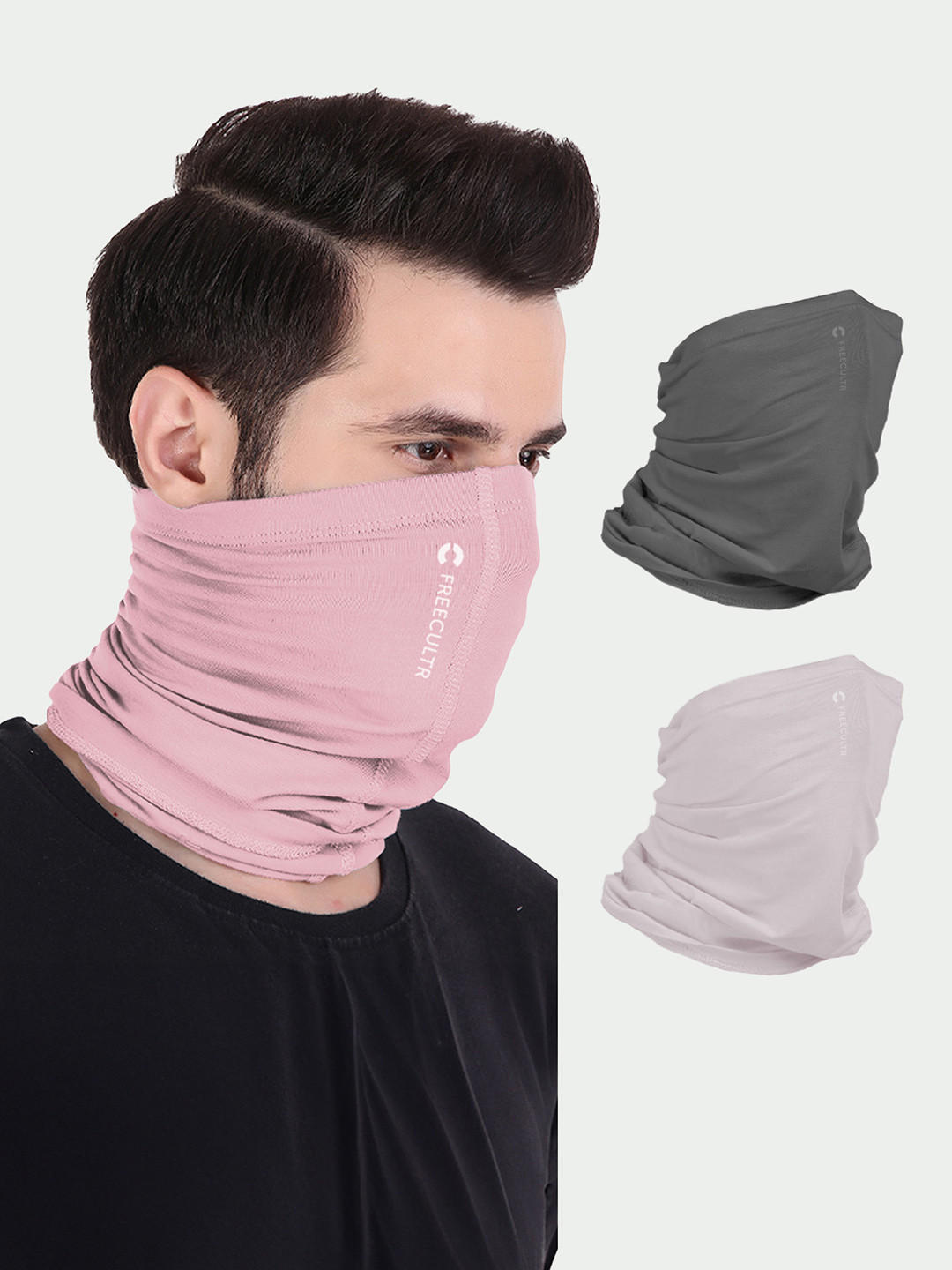 FREECULTR Unisex Set of 3 Multipurpose Bamboo Headband