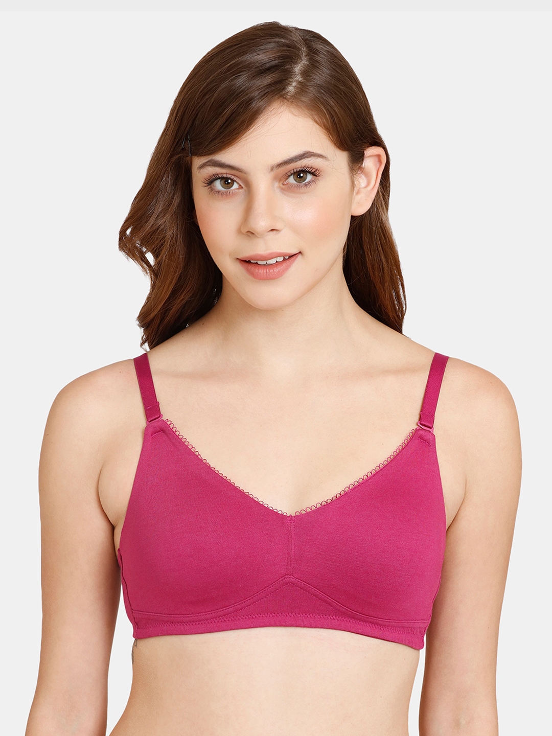 Buy Zivame Rosaline Padded Wired Three Fourth Coverage T-Shirt Bra