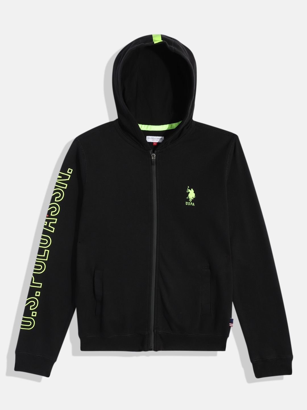 Buy U.S. Polo Assn. Hooded Zip Up Sweatshirt 