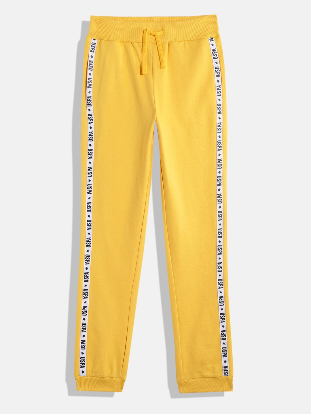 U.S. Polo Assn. Kids Girls Side Taped Joggers