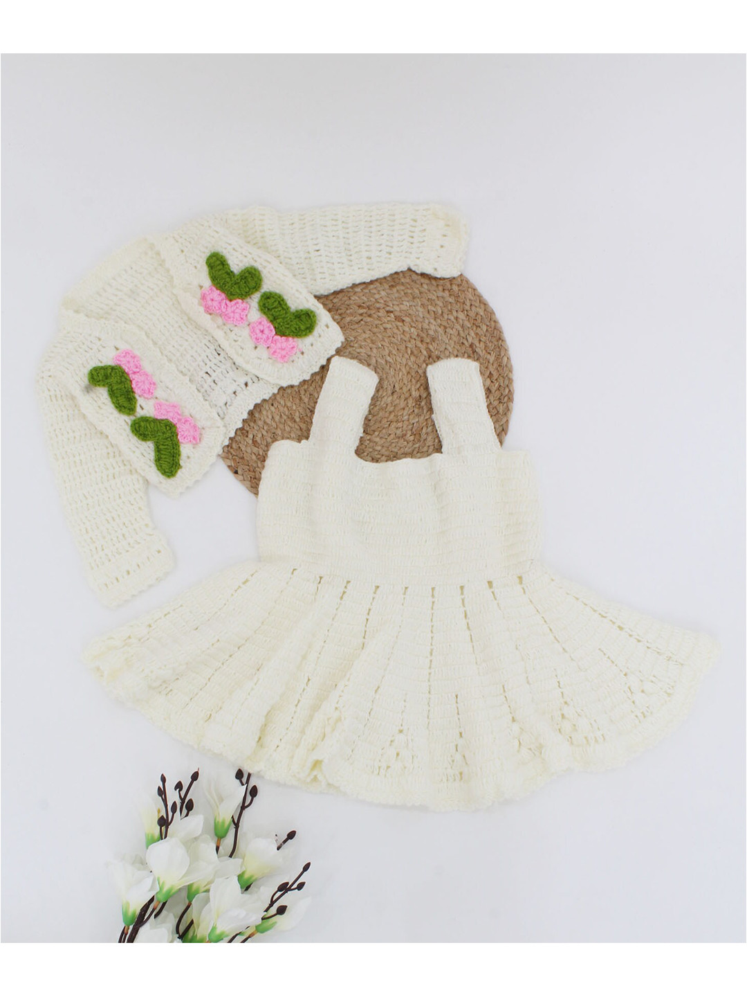 Woonie Cream-Coloured Dress