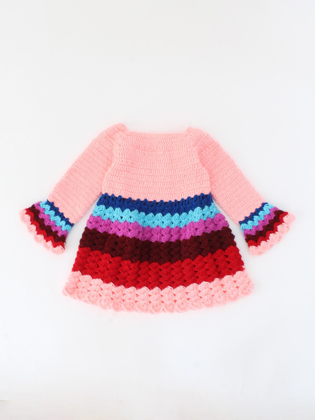 Woonie Multicoloured Applique A-Line Dress