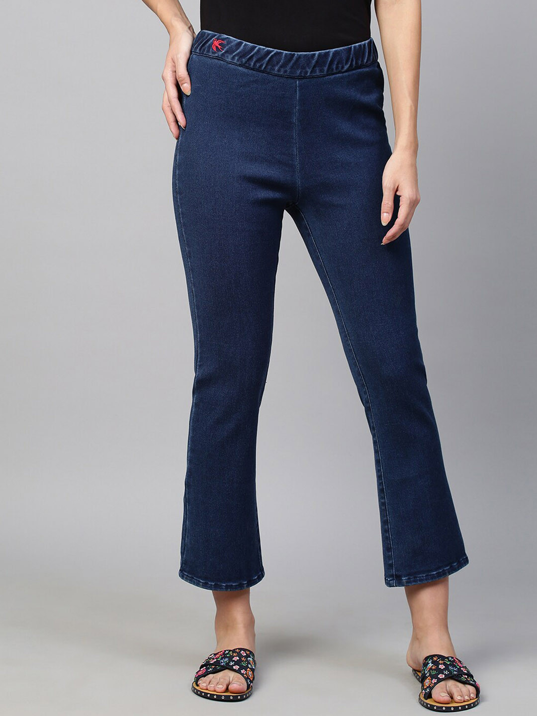 Chemistry Denim Navy Blue Bootcut Jeans