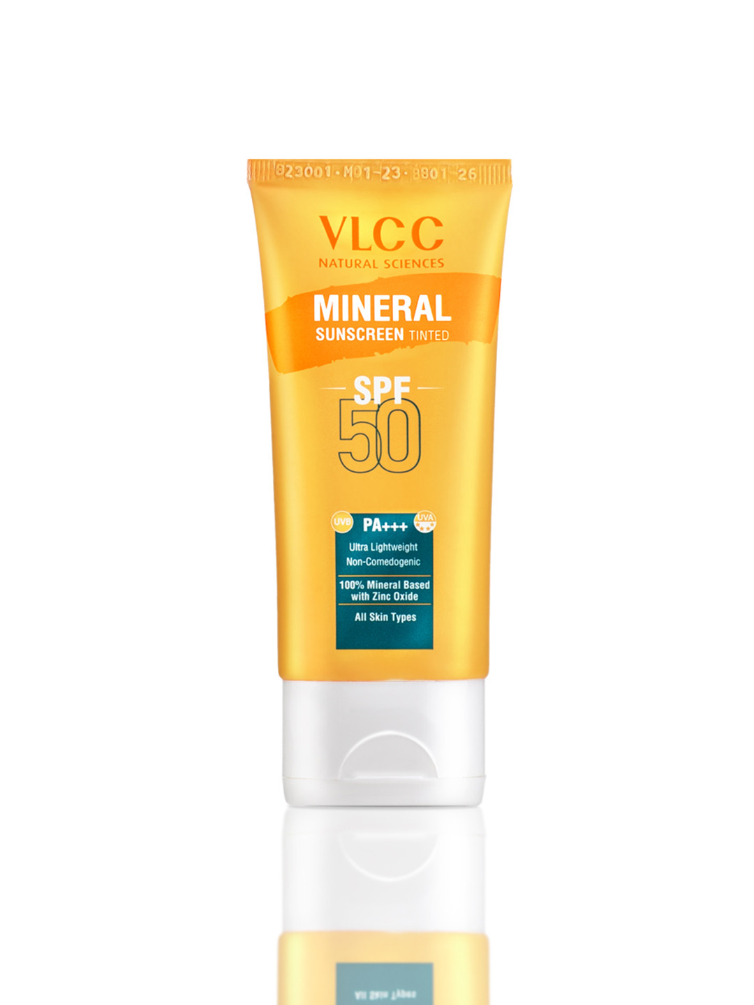 VLCC Natural Sciences Mineral Tinted SPF 50 Lightweight Non-Comedogenic Sunscreen - 50 g