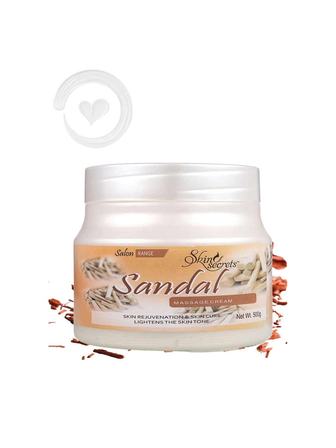 Skin Secrets Sandal Massage Cream for Skin Rejuvenation - 500g