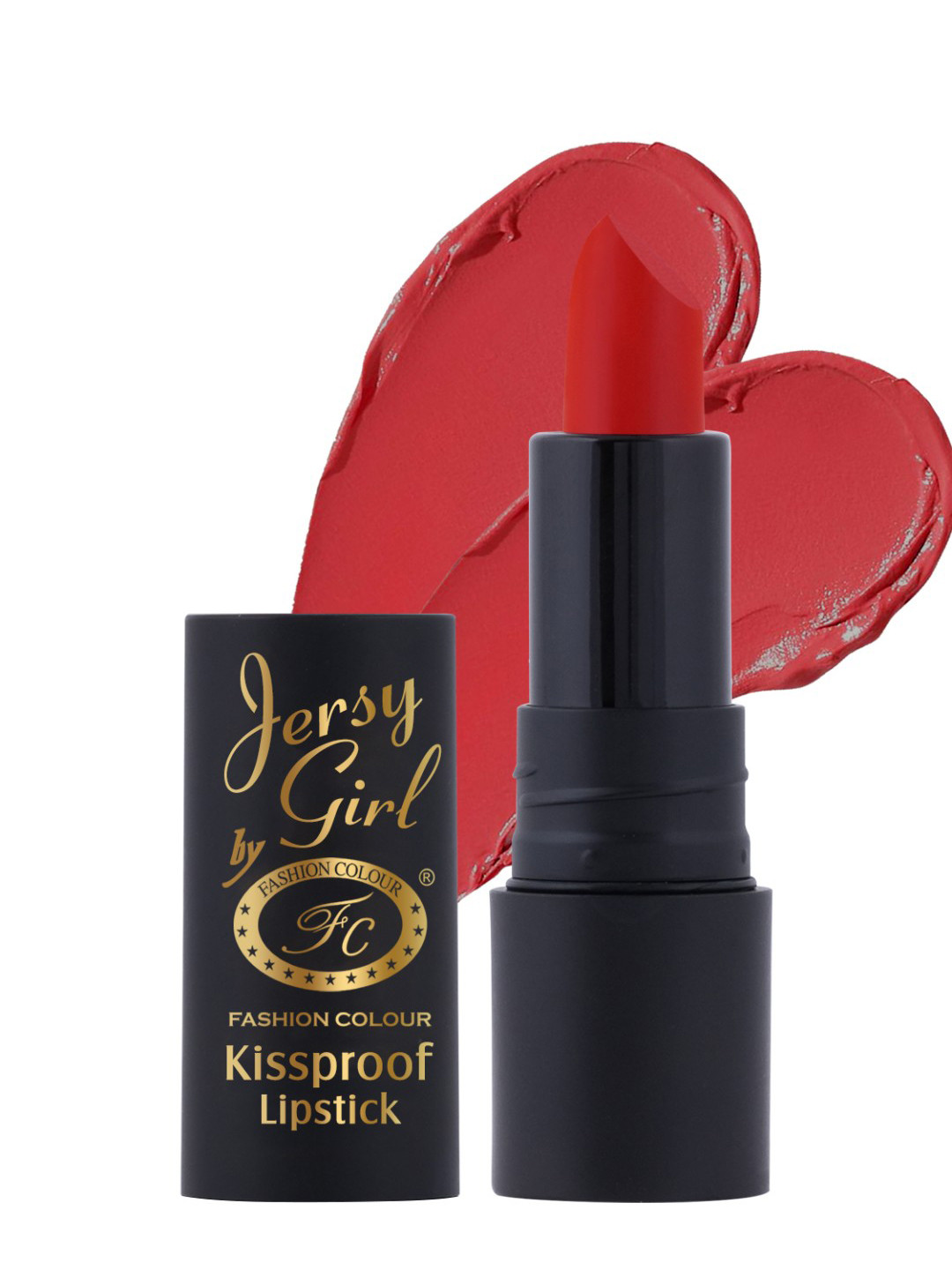 Fashion Colour Jersy Girl Kissproof Matte Bullet Lipstick 3.8 g - Jazz Red 43