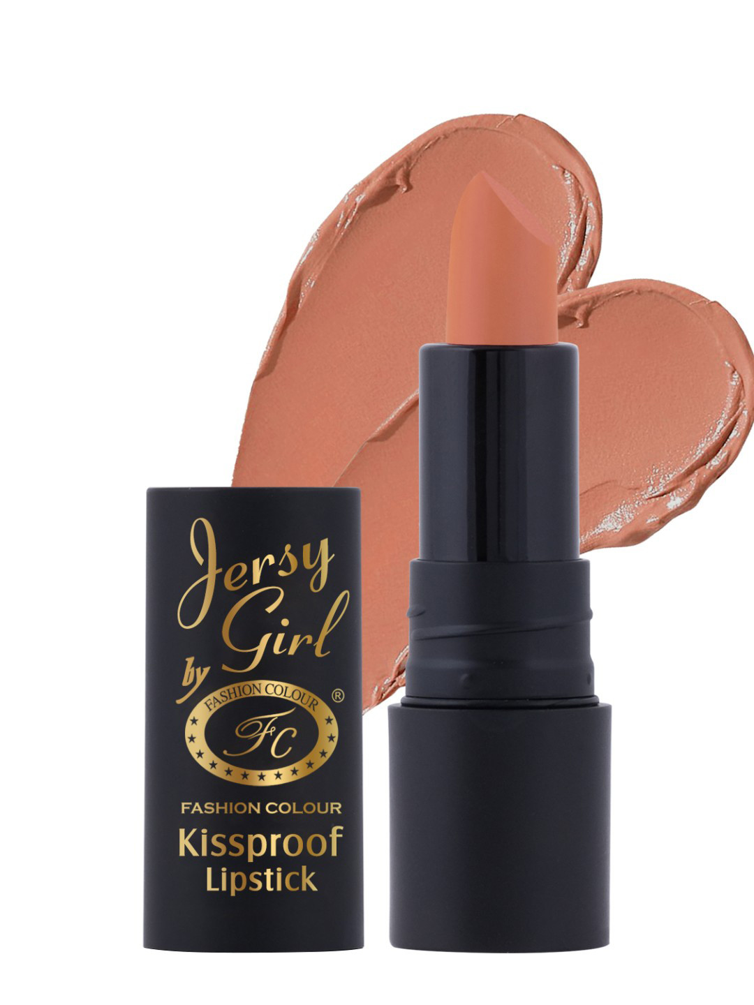 Fashion Colour Waterproof Longwear Jersy Girl Matte Kissproof Lipstick - Rustic Brown 45