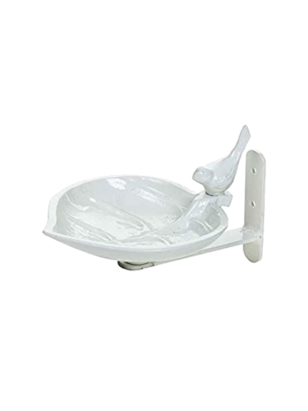 Sharpex White Steel Plant Hanger Bird Bath or Feeder