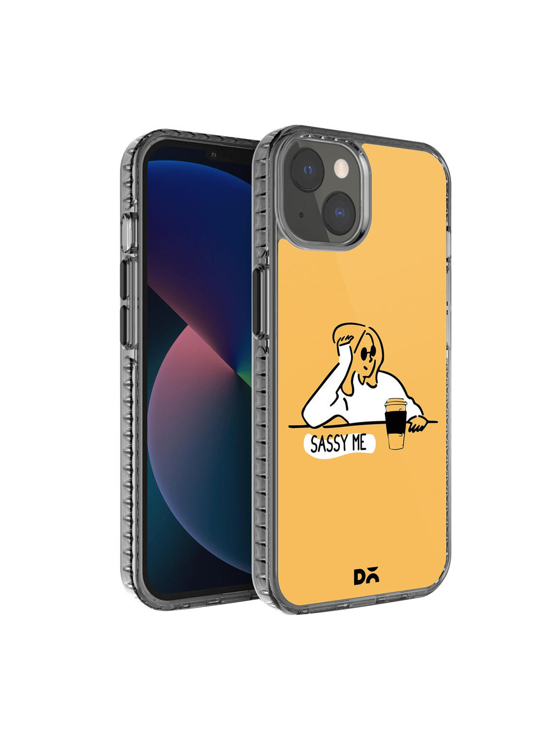 DailyObjects Yellow & White Sassy Me iPhone 13 Back Case