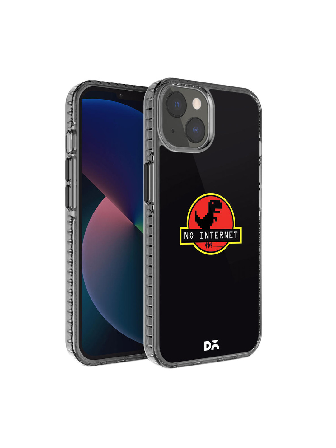 DailyObjects Black Printed iPhone 13 Phone Case