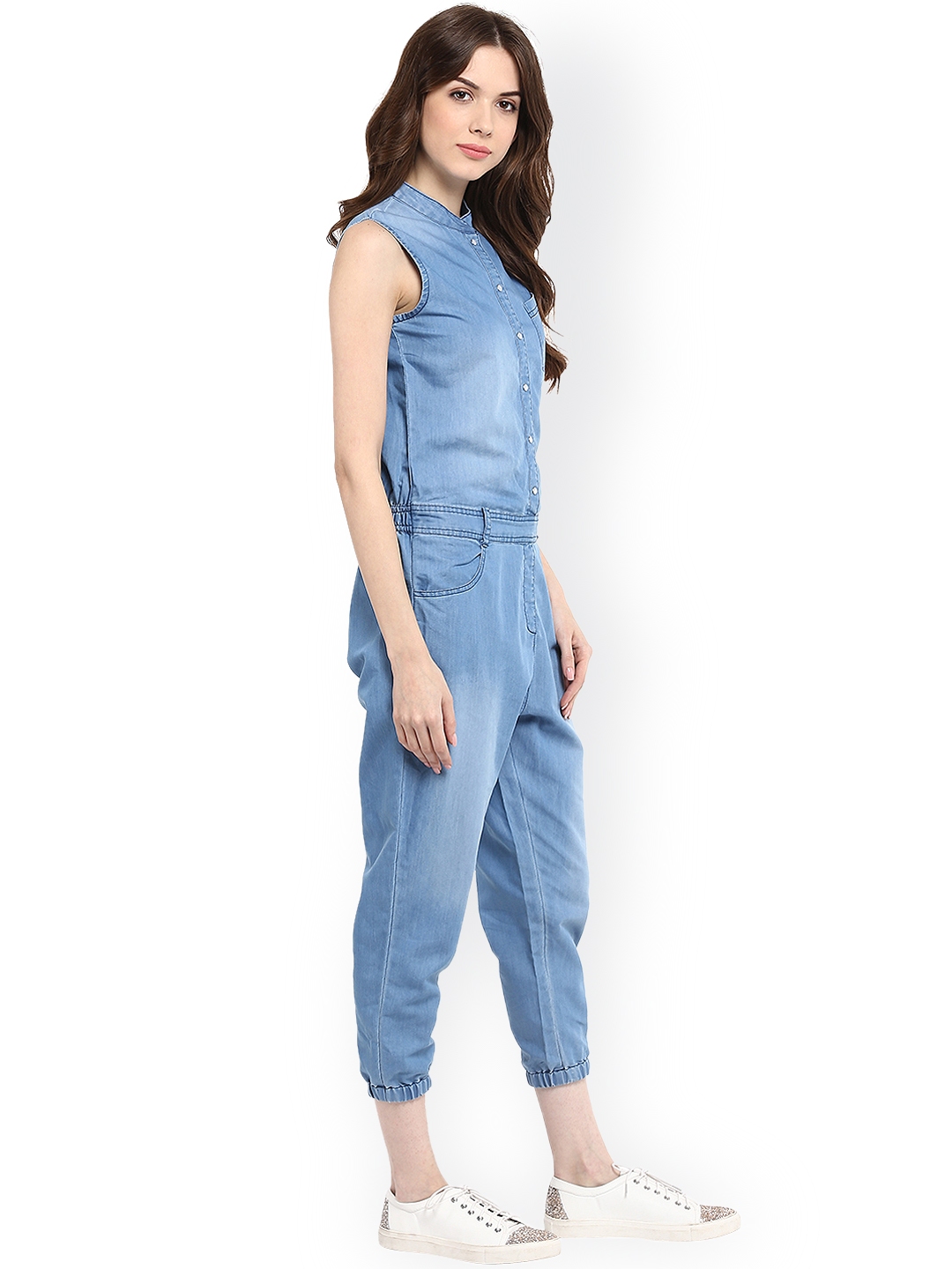 minkpink minx denim jumpsuit