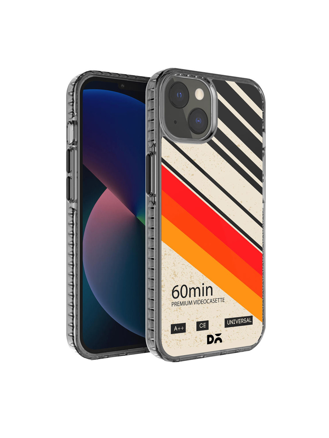 DailyObjects Black & Orange-Colored Mini Camcorder Printed iPhone 13 Phone Case