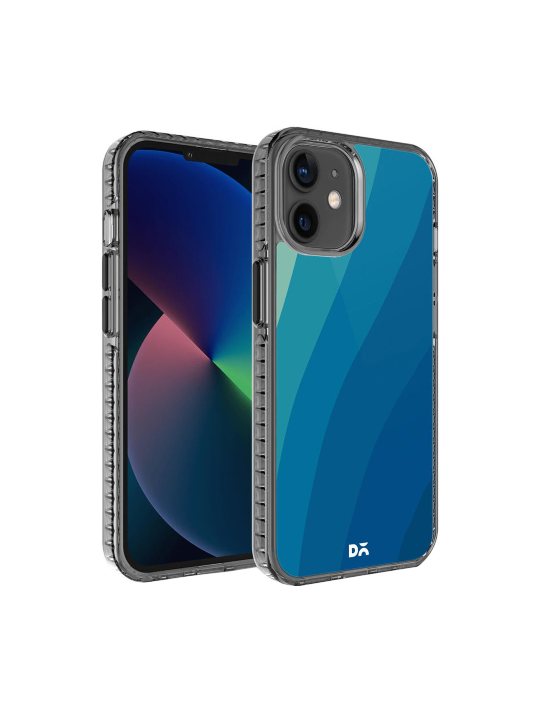 DailyObjects Blue Printed Sea Waves iPhone 12 Back Case