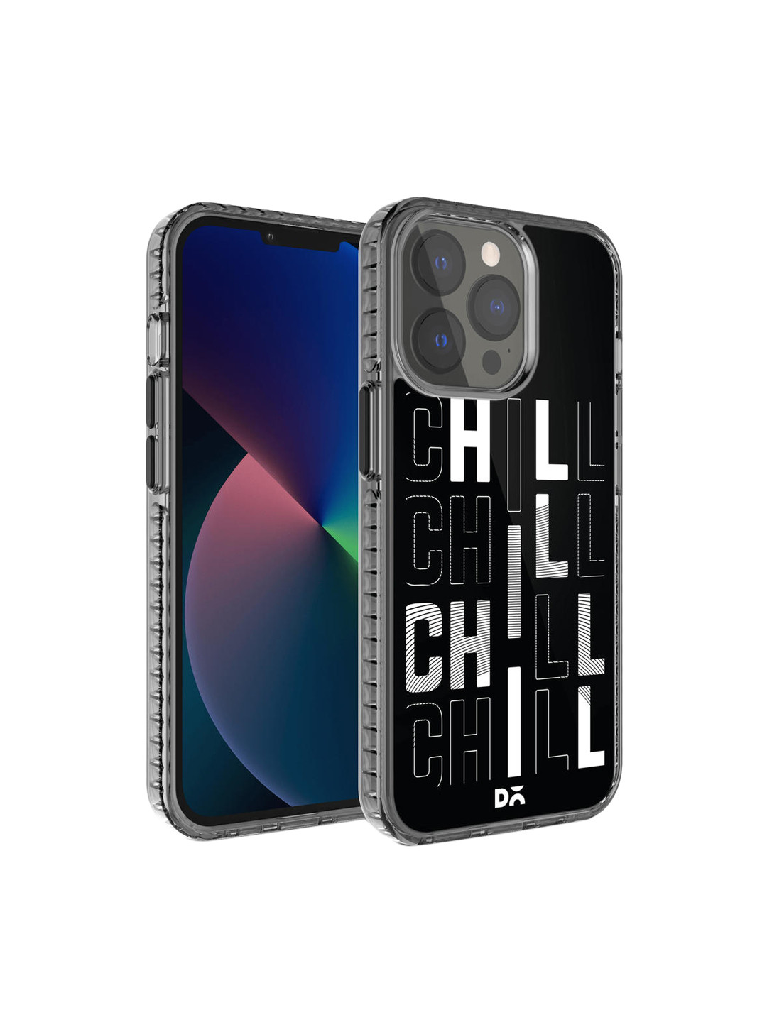 DailyObjects Black & White Lets Chill Printed iPhone 13 Pro Phone Case