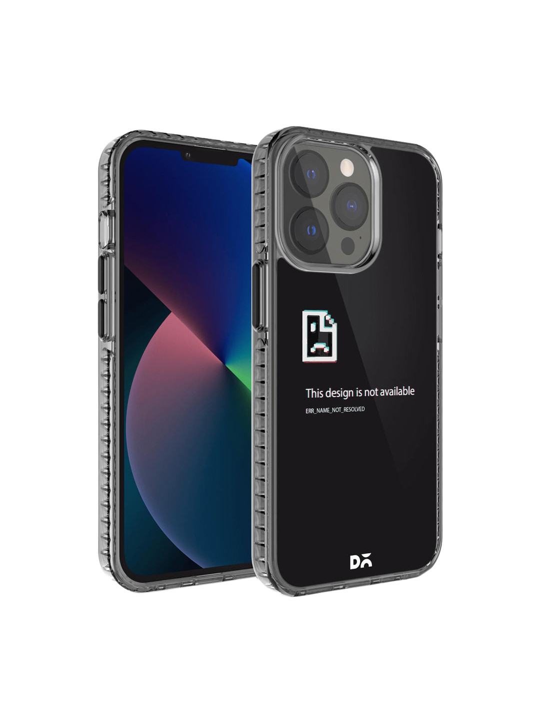 DailyObjects Black & White Printed Wallpaper Unavailable iPhone 13 Pro Phone Case