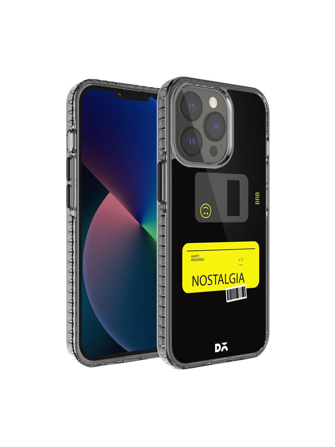 DailyObjects Black & Yellow Printed iPhone 13 Pro Back Case