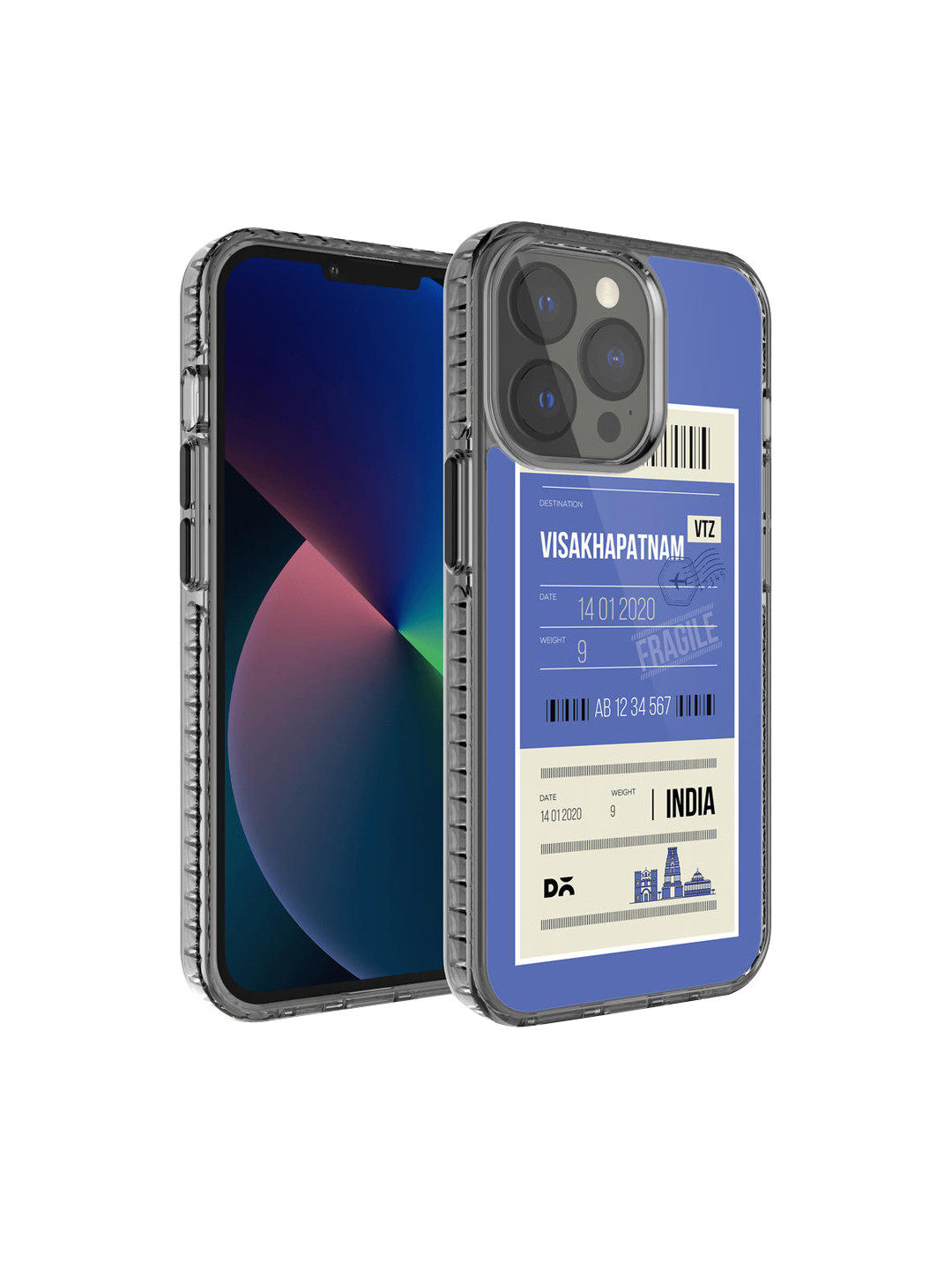 DailyObjects Blue & White Visakhapatnam City Tag Stride 2.0 iPhone 13 Pro Phone Case