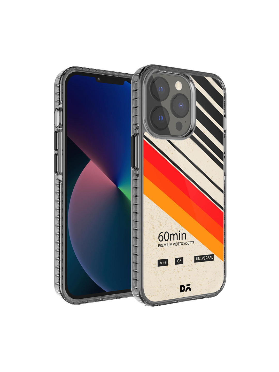 DailyObjects Cream & Black Printed iPhone 13 Pro Phone Case