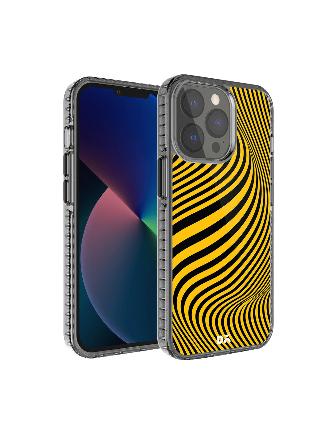 DailyObjects Yellow & Black  iPhone 13 Pro Back Case