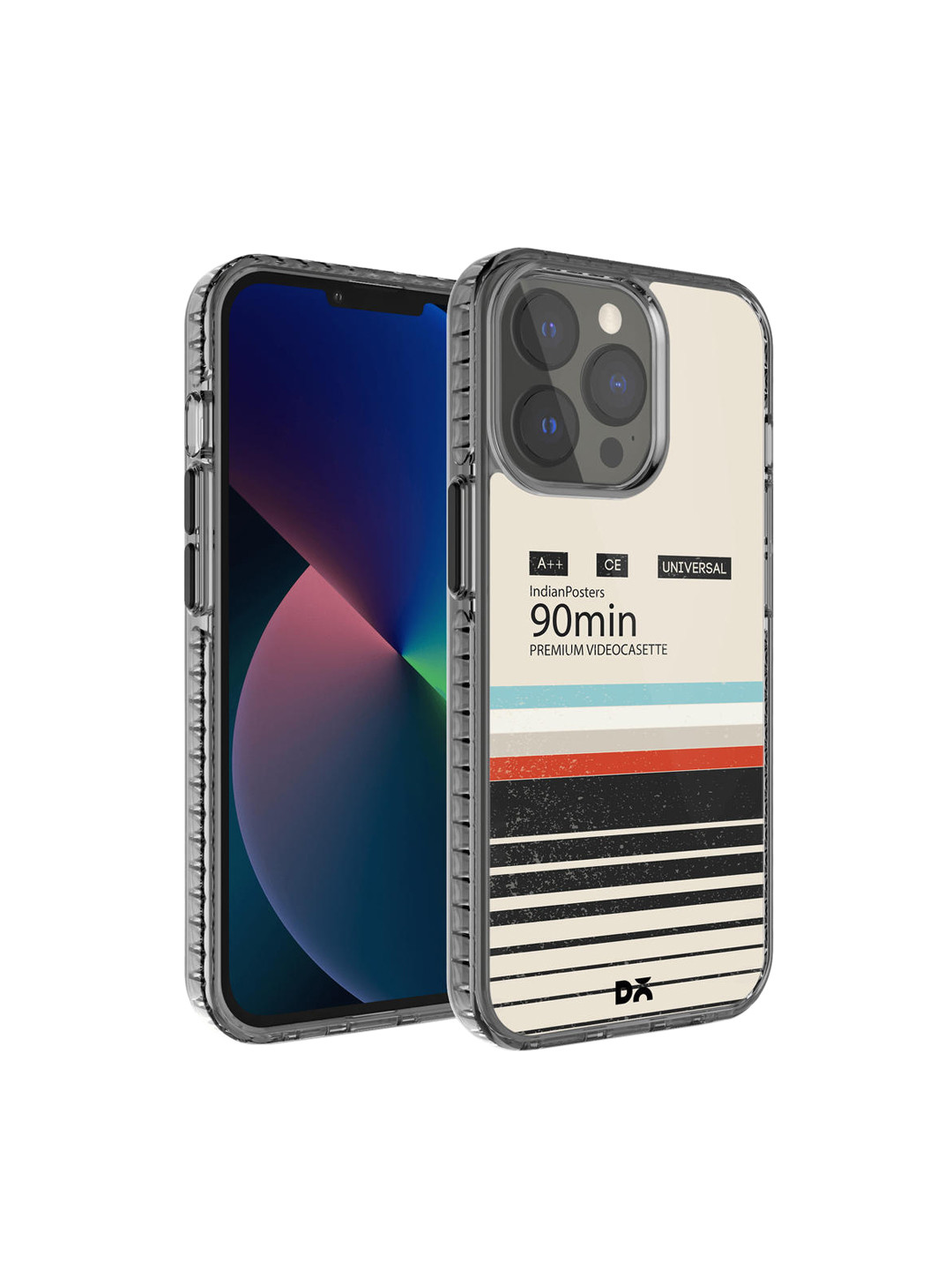 DailyObjects White & Black Premium Indian Posters Stride 2.0 Case iPhone 13 Pro Back Case