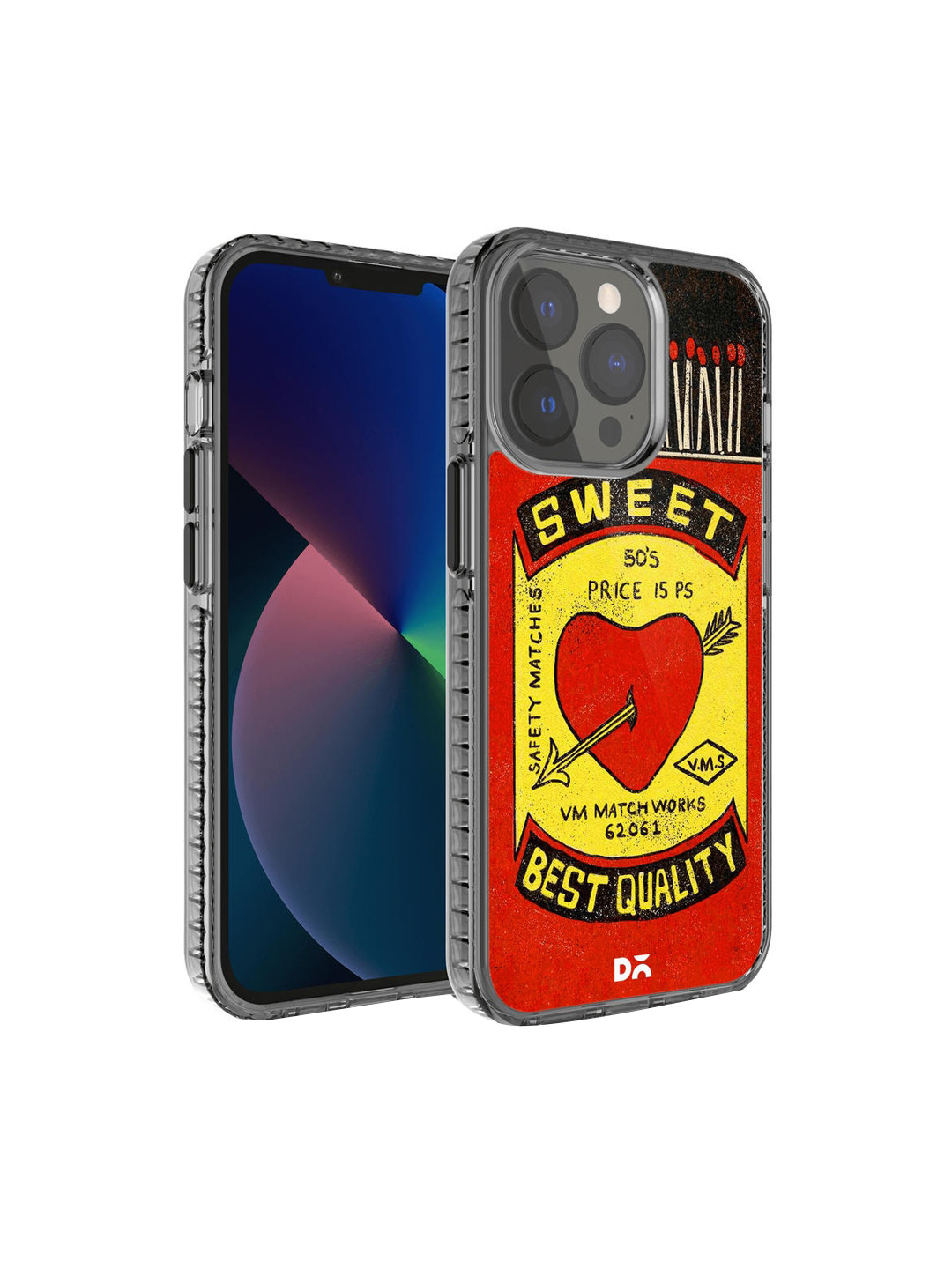 DailyObjects Red & Yellow Sweet Matchbox iPhone 13 Pro Back Case