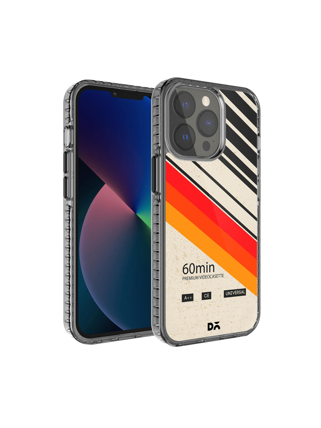 DailyObjects White & Black Mini Camcorder iPhone 13 Pro Max Back Case