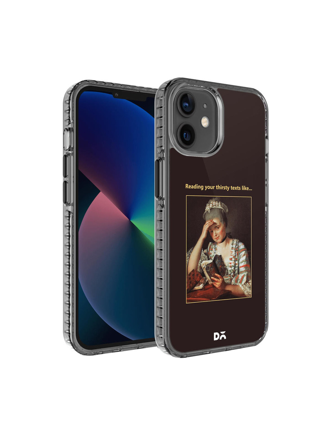 DailyObjects Brown Thirsty Text Stride 2.0 iPhone 12 Mini Case Cover