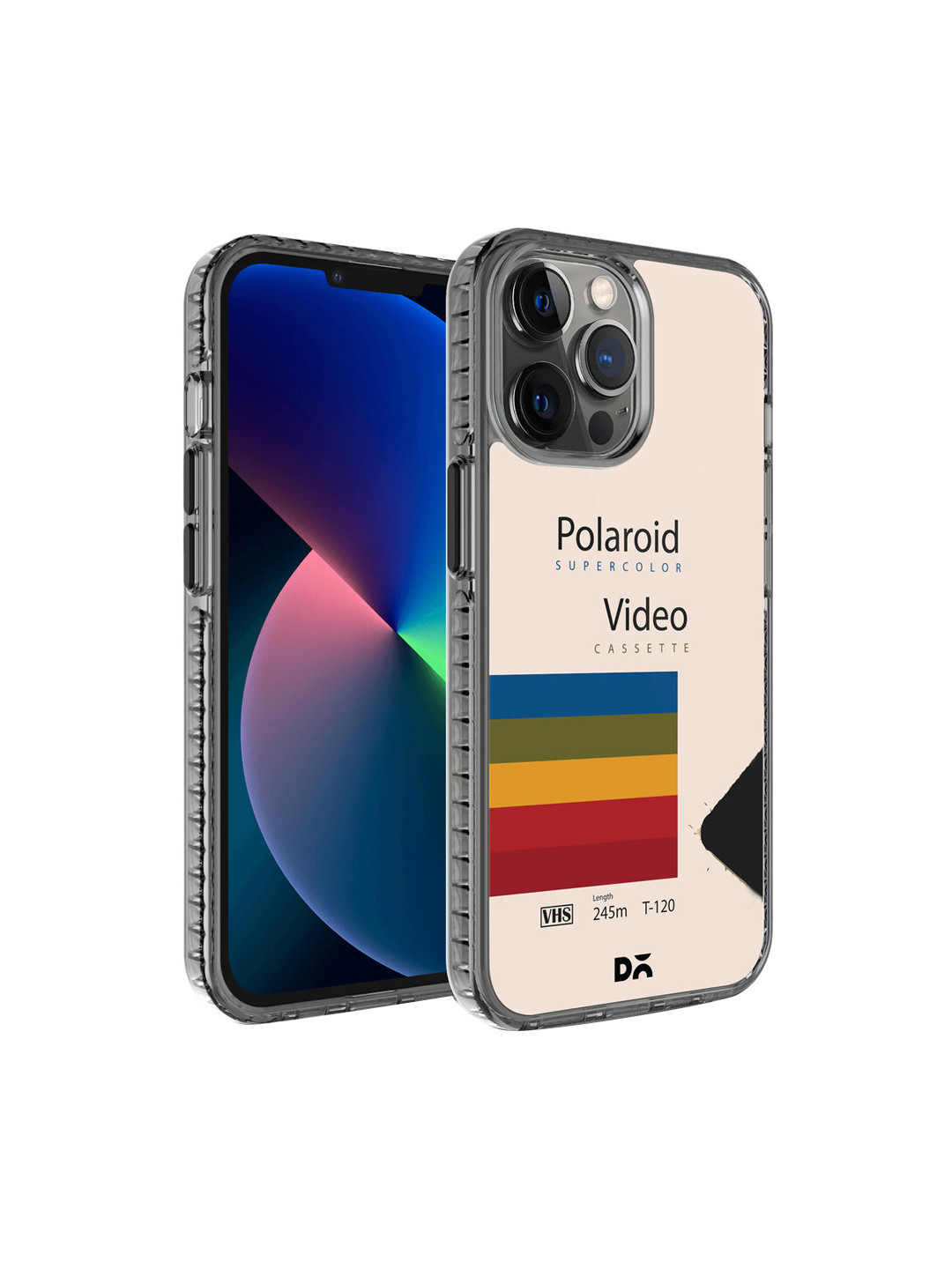 DailyObjects Pink & Blue Printed iPhone 12 Pro Back Case