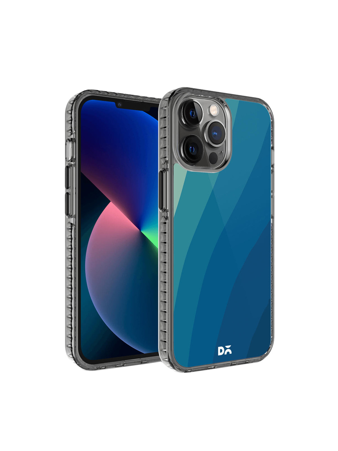 DailyObjects Black & Blue Sea Waves Stride 2.0  iPhone 12 Pro Back Case