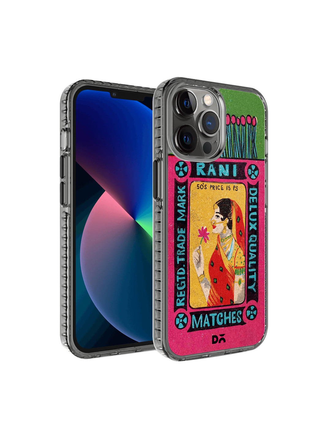 DailyObjects Pink & Green Printed iPhone 12 Pro Max Phone Case