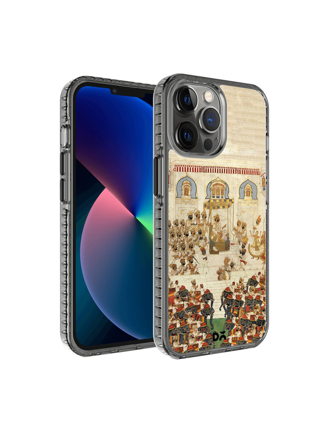 DailyObjects Cream & Brown Printed Royal Decree iPhone 12 Pro Max Phone Case