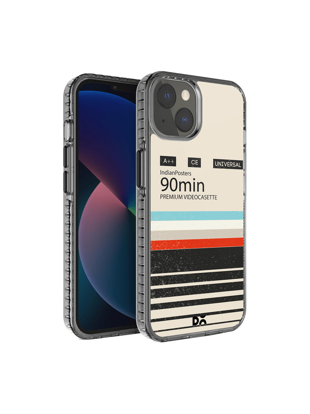 DailyObjects White & Black Premium Indian Posters Stride Printed IPhone 13 Mini Back Case