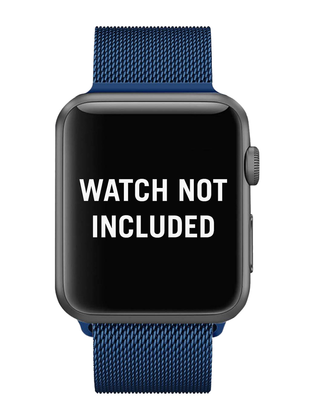 DailyObjects Blue Solid Stainless Steel Watch Strap