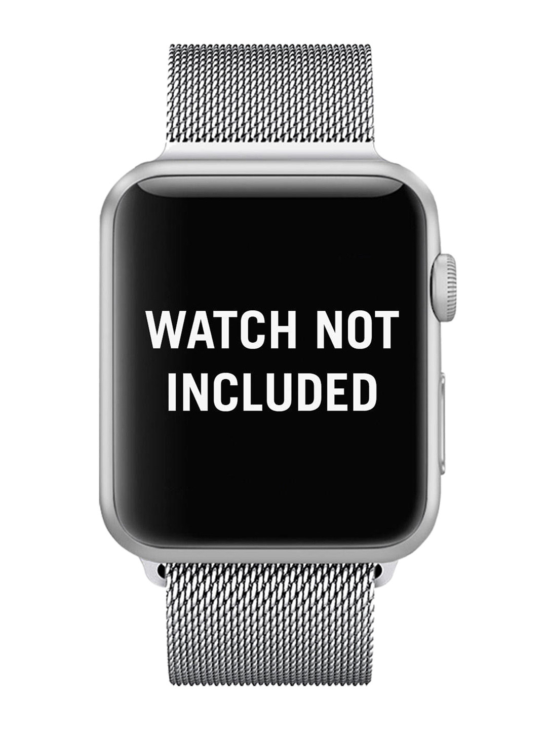 DailyObjects Silver-Toned  Magnetic Milanese Loop Apple Watch Band