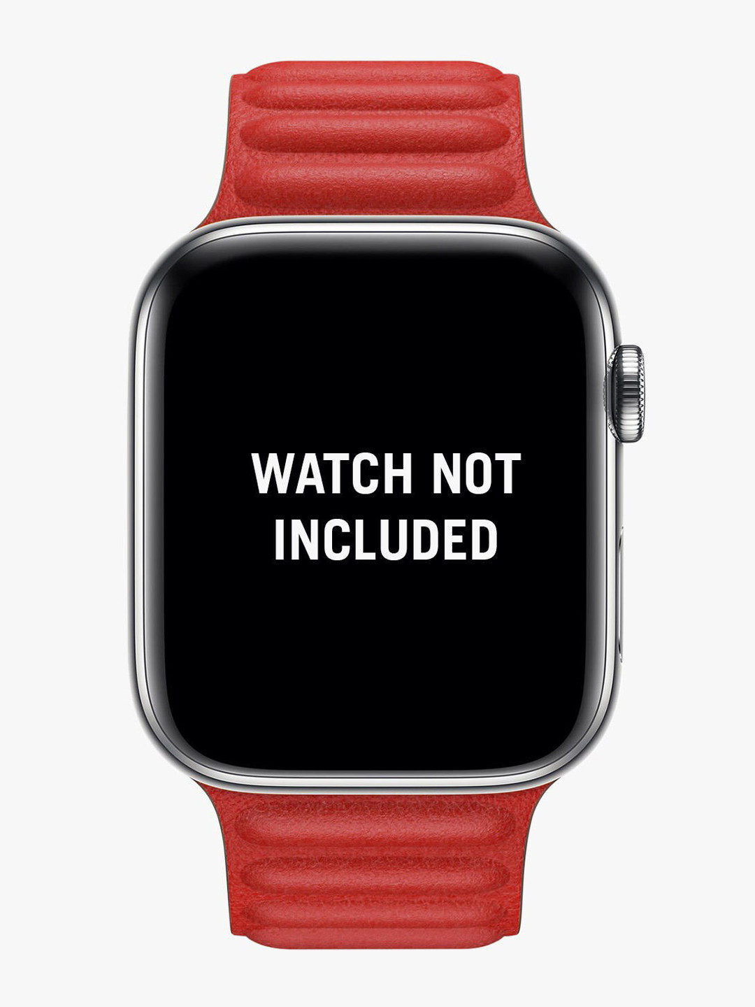 DailyObjects Unisex Red Textured Silicone Watch Straps