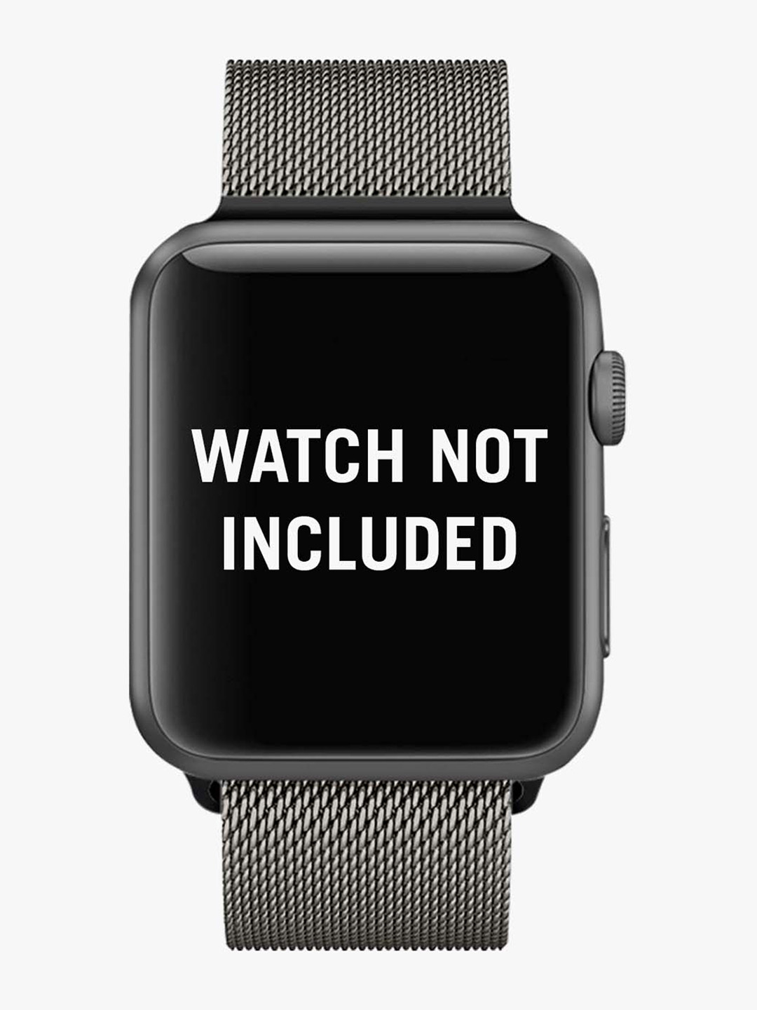 DailyObjects Grey Graphite Magnetic Milanese Loop Apple WatchBand
