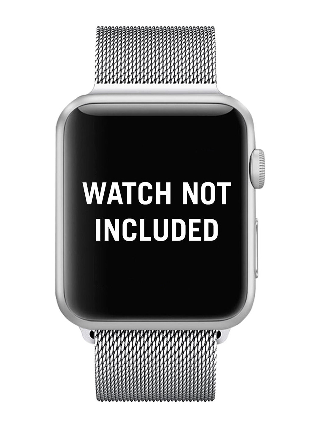 DailyObjects Silver-Colored Magnetic Milanese Loop Apple WatchBand
