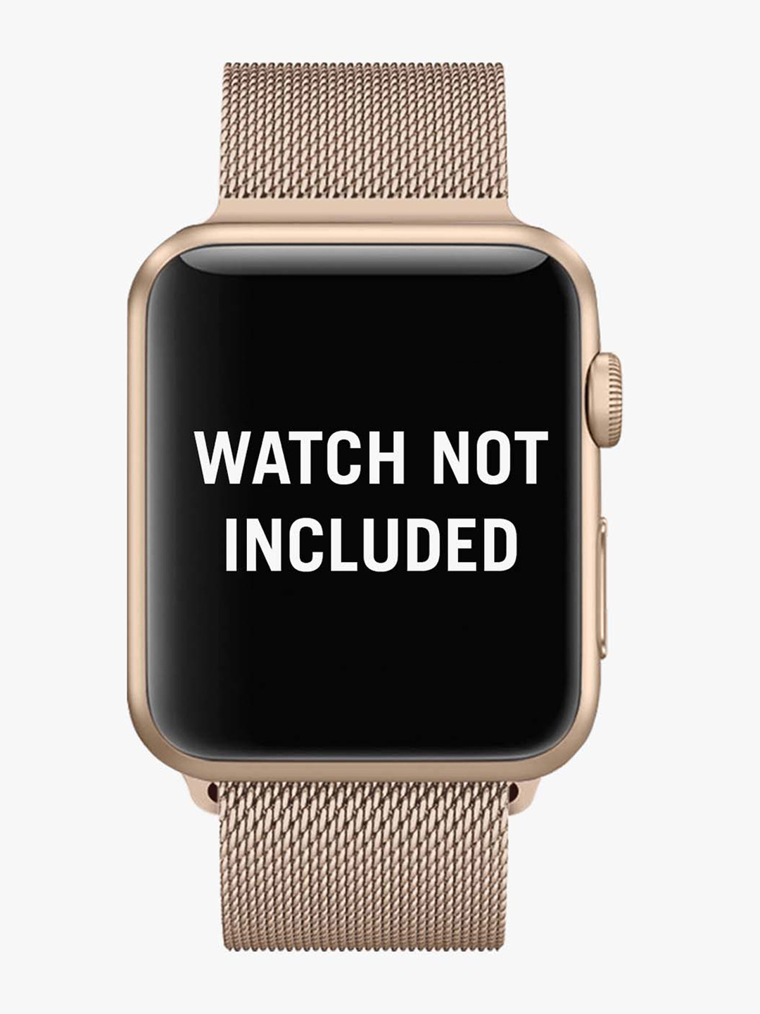 DailyObjects Rose Gold Solid Stainless Steel Watch Straps