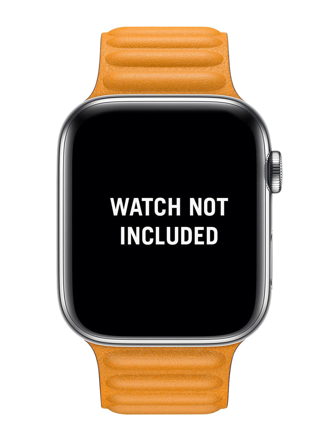 DailyObjects Mustard-Yellow Solid Poppy Link Apple Watch Strap